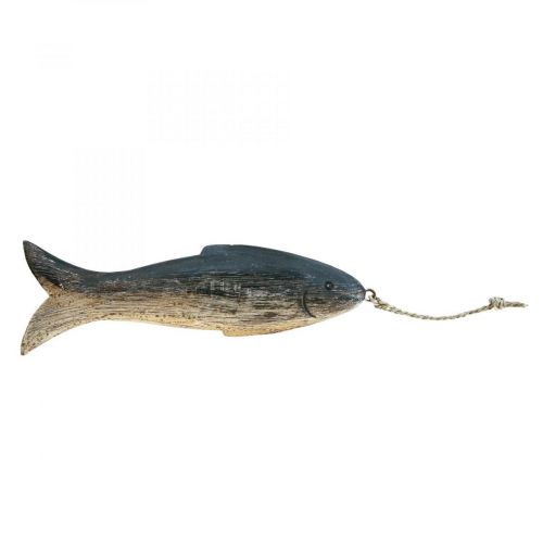 Product Wooden fish decoration large, fish pendant wood 29.5cm