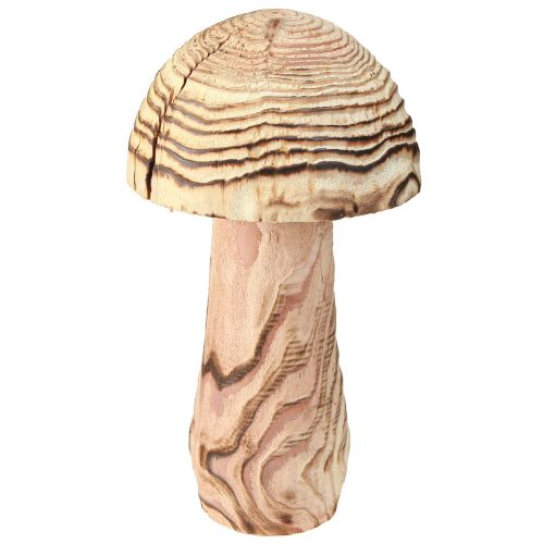 Wooden mushroom for standing decoration mushroom wood Paulownia Ø15cm H28cm