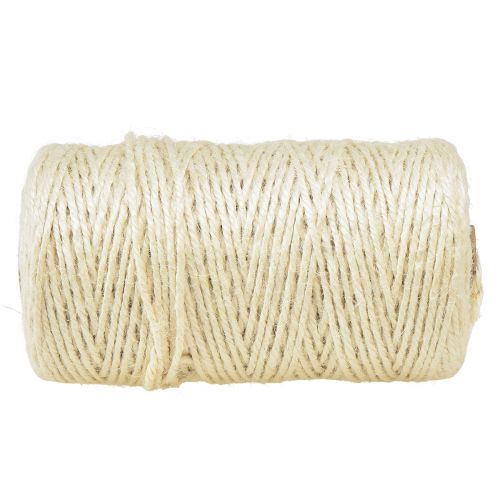 Product Jute ribbon jute cord decorative ribbon jute cream Ø3mm 200m