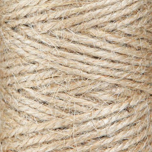 Product Jute yarn natural jute cord 2mm 50m per yarn roll × 8pcs