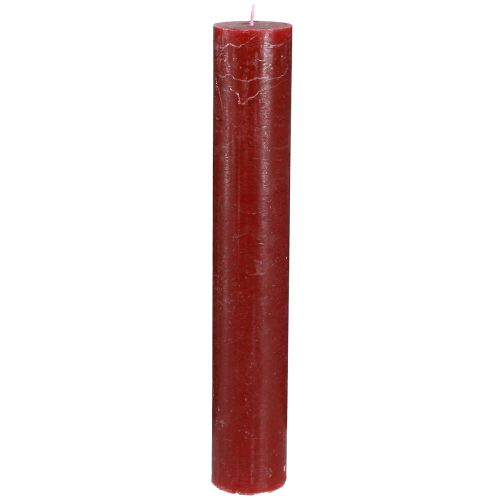 Candles Solid Colored Taper Candles Dark Red 50×300mm 4 Pcs