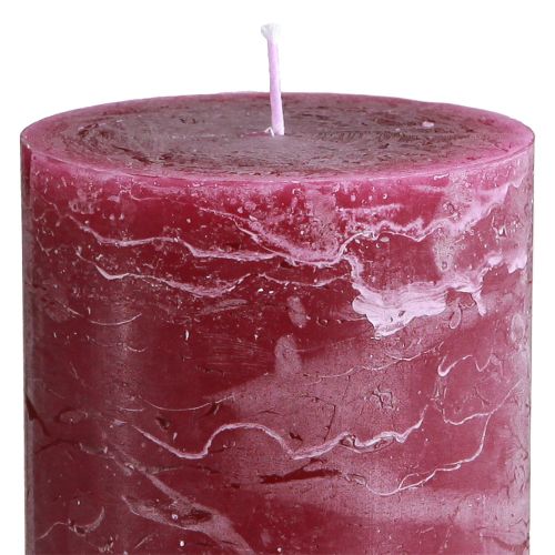 Product Candles dyed Berry pillar candles 85×150mm 2 pcs