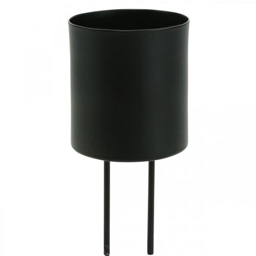 Product Candle holder for sticking black tealight holder Ø5cm 4 pcs