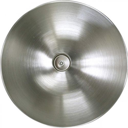 Product Candlestick silver candlestick metal Ø15 H7.5cm