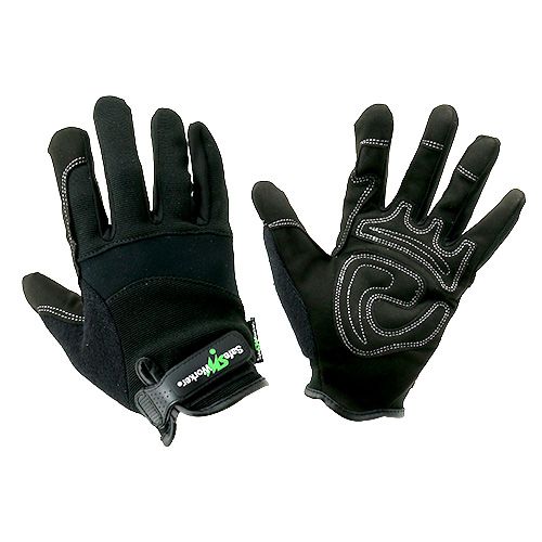 Kixx Lycra Synthetic Gloves Size 10 Black