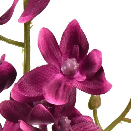 Product Small Orchid Phalaenopsis Artificial Flower dark purple 30cm
