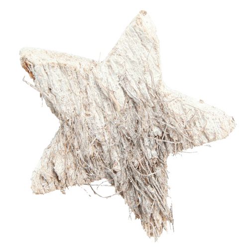 Product Coconut Star Decoration Coconut Stars White Washed 5cm 30 pcs