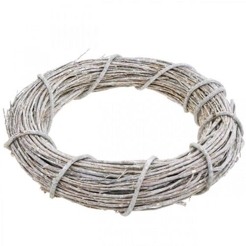 Product Deco wreath whitewashed natural wreath door wreath Shabby Chic Ø42cm