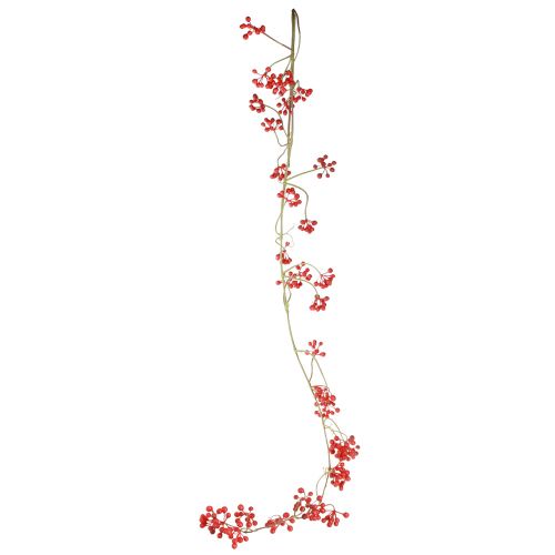 Artificial Hanging Plants Berry Branch Red Green H150cm