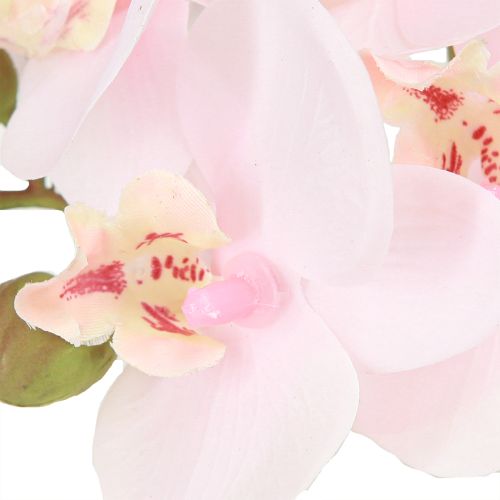 Product Artificial Orchids Light Pink Artificial Flowers Real Touch 58cm 2pcs