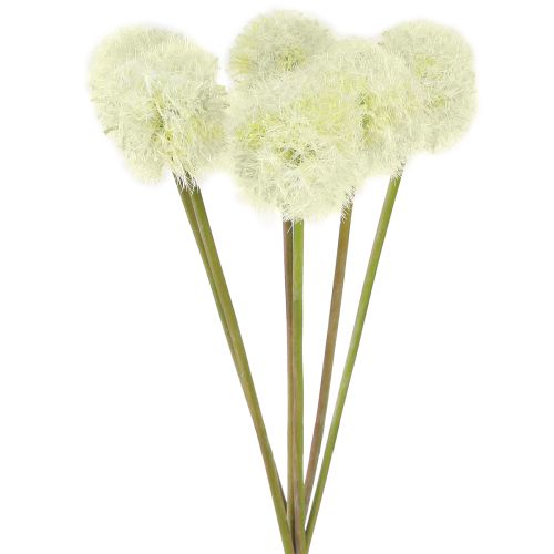 Artificial Dandelion Artificial Flowers White 48cm 12pcs