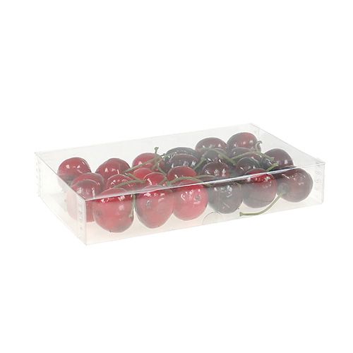 Product Artificial fruit sweet cherries mix Ø2.5cm 24 pcs