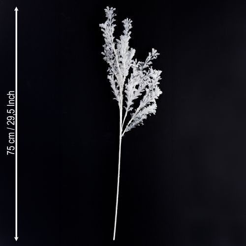Product Artificial branch frosted decorative branch winter decoration white 78cm 2pcs