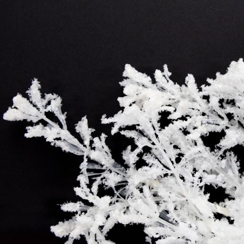Product Artificial branch frosted decorative branch winter decoration white 78cm 2pcs