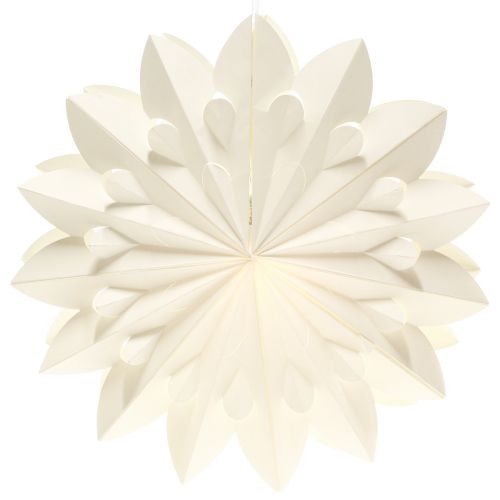 Product LED Star Folding Star Paper Star White Warm White Ø40cm 2pcs