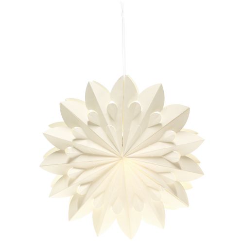 Product LED Star Folding Star Paper Star White Warm White Ø40cm 2pcs