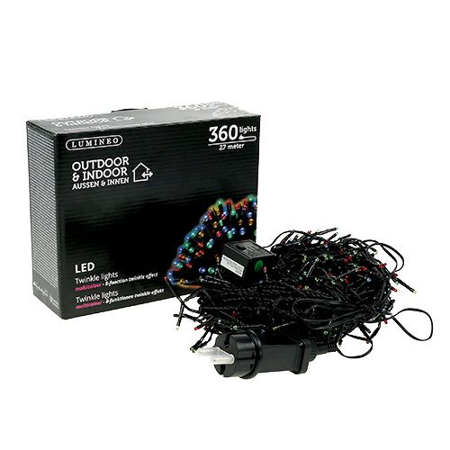 Product Light chain for outside 360 black, colored 27m