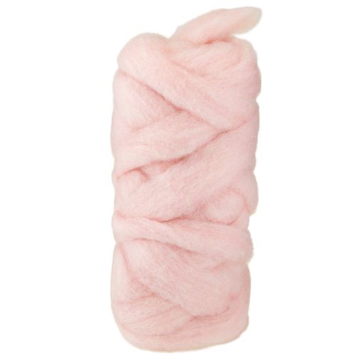 Lunte Pink Wool Lunte Natural Wool Waterproof Colorfast 5cm 10m