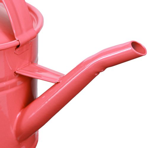 Product Metal Watering Can Decoration Pink Flowerpot 28x13x17cm 1.25l