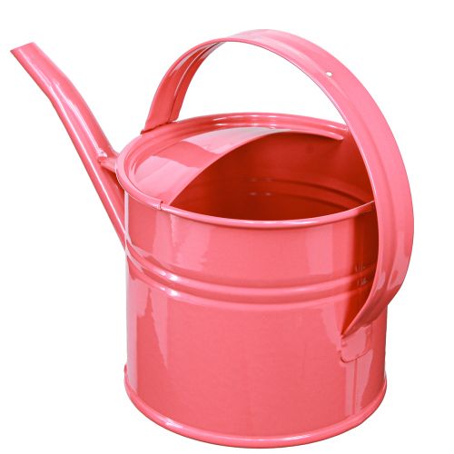 Product Metal Watering Can Decoration Pink Flowerpot 28x13x17cm 1.25l