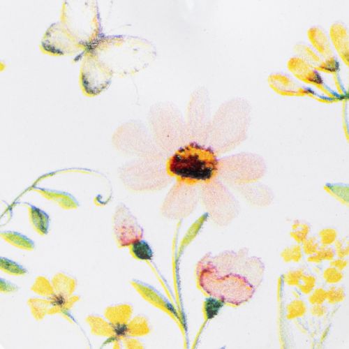 Product Heart pendants with floral patterns as wall decoration, 7cm, 6 pieces