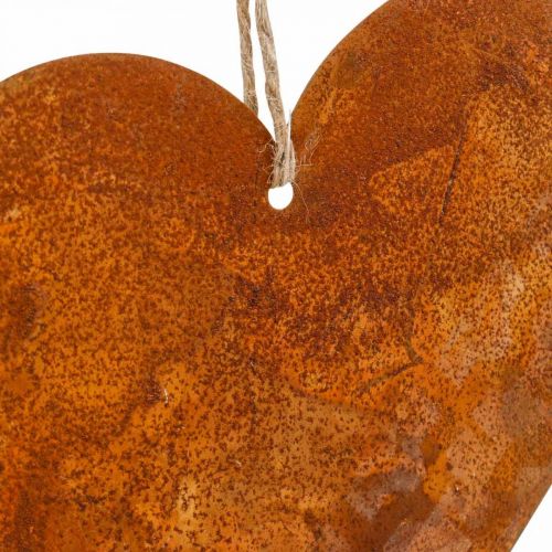 Product Metal hearts, decorative pendants, rust decoration 19×20 cm 4 pcs