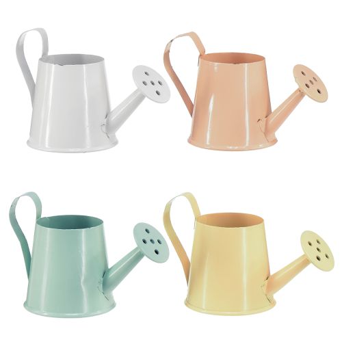 Product Mini Watering Can Metal Decoration Spring 4 Colors 5cm 8 Pcs