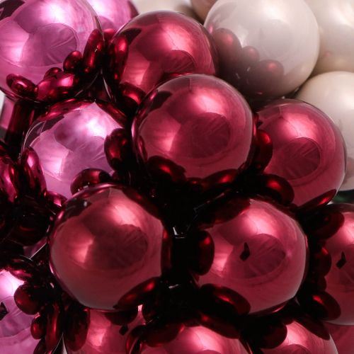 Product Mini Christmas balls on wire Berry Mix Ø20mm 140 pcs