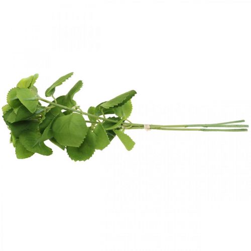 Product Artificial mint green, deco mint branches, silk flower L32cm 3pcs