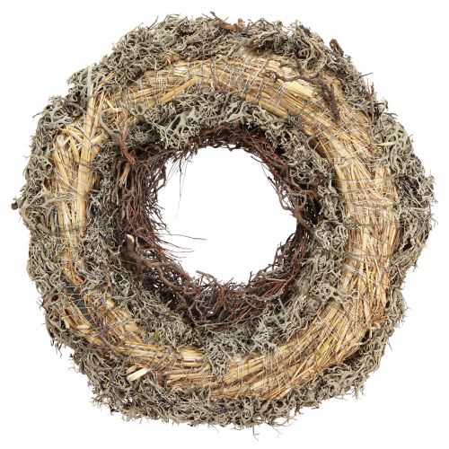 Product Moss wreath with mouseweed grey moss wreath lichen Ø30cm