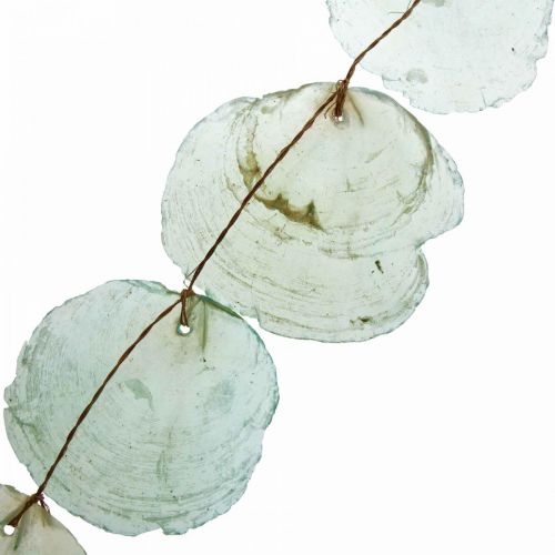 Product Shell Deco Capiz Garland Shell Garland Green 100cm