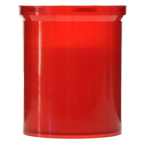 Product Refill candles for grave lights red H6.5cm 22h 15pcs