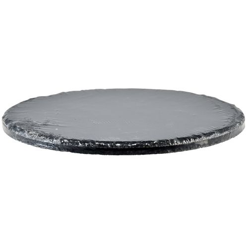 Product Natural Slate Plate Round Stone Tray Black Ø30cm 2 pcs