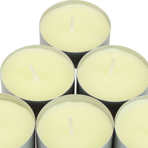 Product Night lights tea lights nightlights yellow aluminum burning time 8 hours 60 pieces