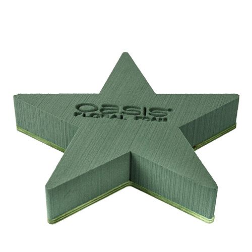 Product Wet floral foam star for arrangements 25 x 25 x 4.5 cm