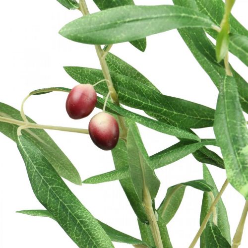 Artificial olive branch decorative branch with olives  100cm-02291