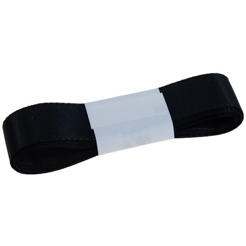 Product Deco ribbon gift ribbon black ribbon selvedge 25mm 3m