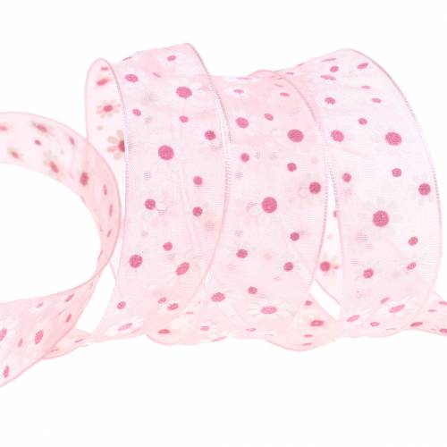 Product Gift ribbon pink 20mm 20m