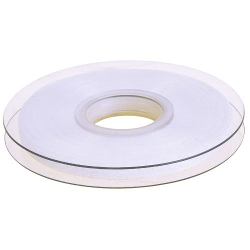 Product Organza ribbon gift ribbon white ribbon selvedge 6mm 50m