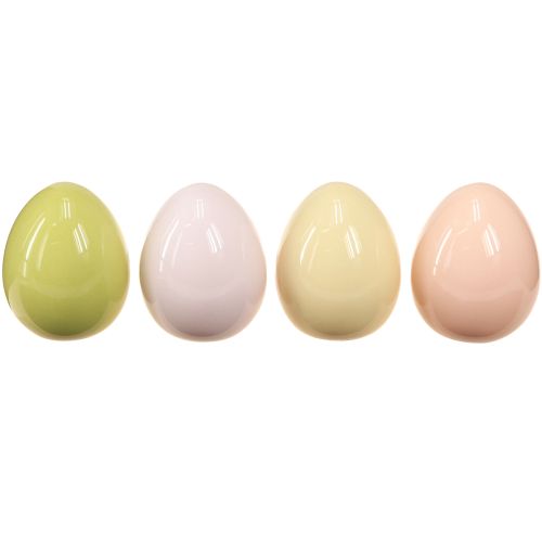 Easter Eggs Ceramic Eggs Decoration Pastel Shiny 5×6cm 8 Pcs