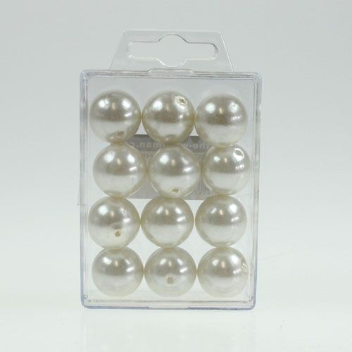 Product Deco beads Ø2cm champagne 12pcs