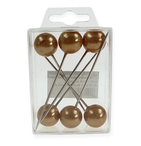 Product Pearl head pins gold Ø20mm 90mm