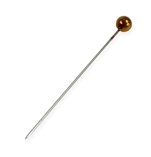 Product Pearl head pins Ø6mm 65mm gold