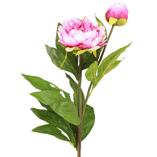 Peonies Long-stemmed artificial flowers pink 70cm 3pcs