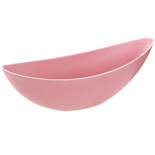 Planting Boat Plastic Flower Bowl Pink 28×9×9cm 3pcs