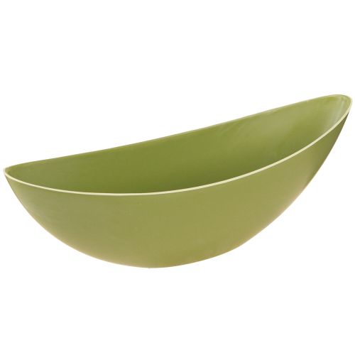 Floristik24 Plant Boat Plastic Decorative Bowl Green 28×9×9cm 3pcs