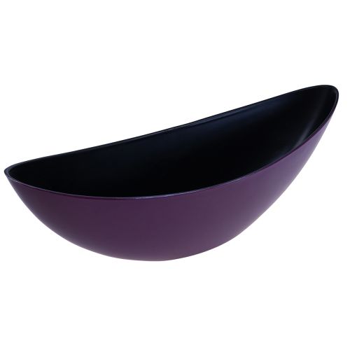 Product Plant boat decorative bowl purple 38.5cm×12.5cm×13cm