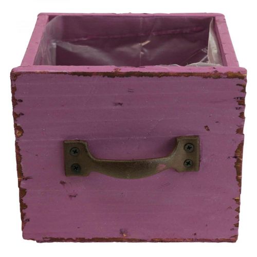 Product Plant drawer wooden decorative plant box purple 12.5cm