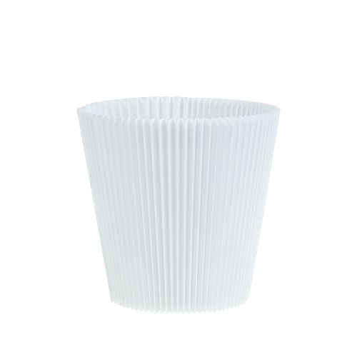 Product Pleated cuffs white 10.5cm 100p