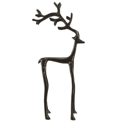 Product Reindeer decoration metal Christmas in brown 17x8x38,5cm